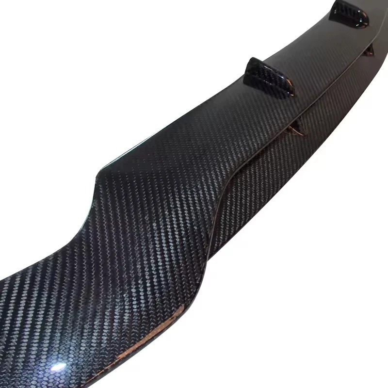 Carbon Fiber Material Front Lip Car Parts for Benz C Class W205 C63 B Style Front Lip 2014-2016